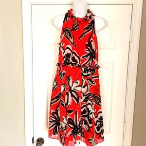 Bigio Red Halter Dress 6